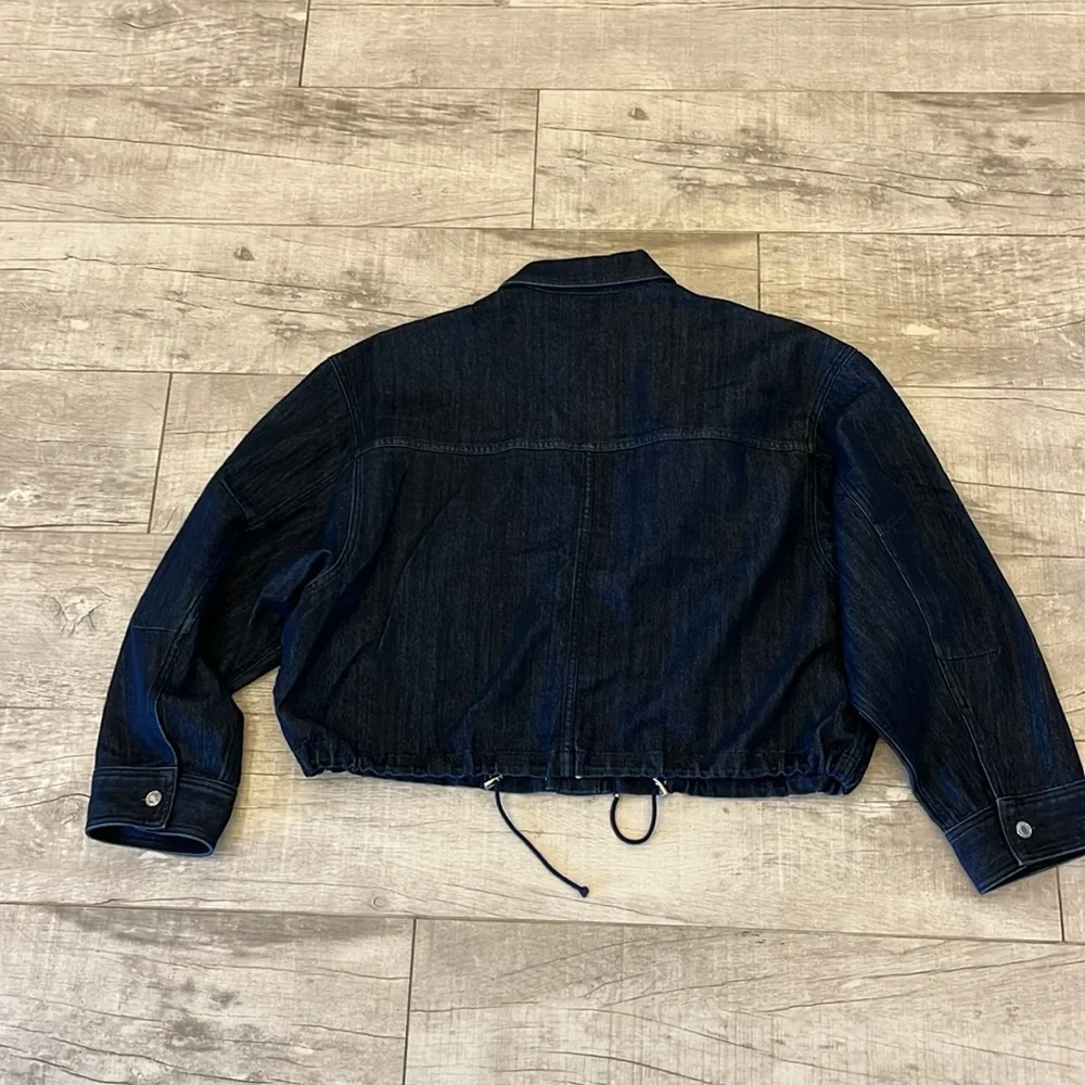 MICHAEL KORS‎  Cropped Deni Jacket Size XL - Picture 7 of 12